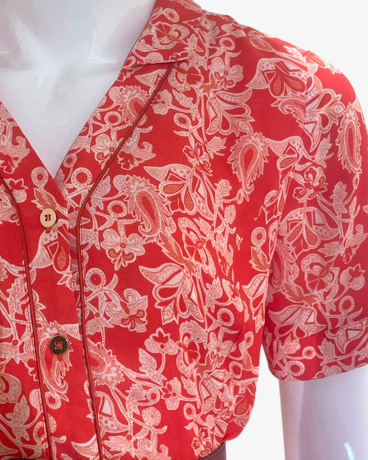 Robe rouge Christine Laure