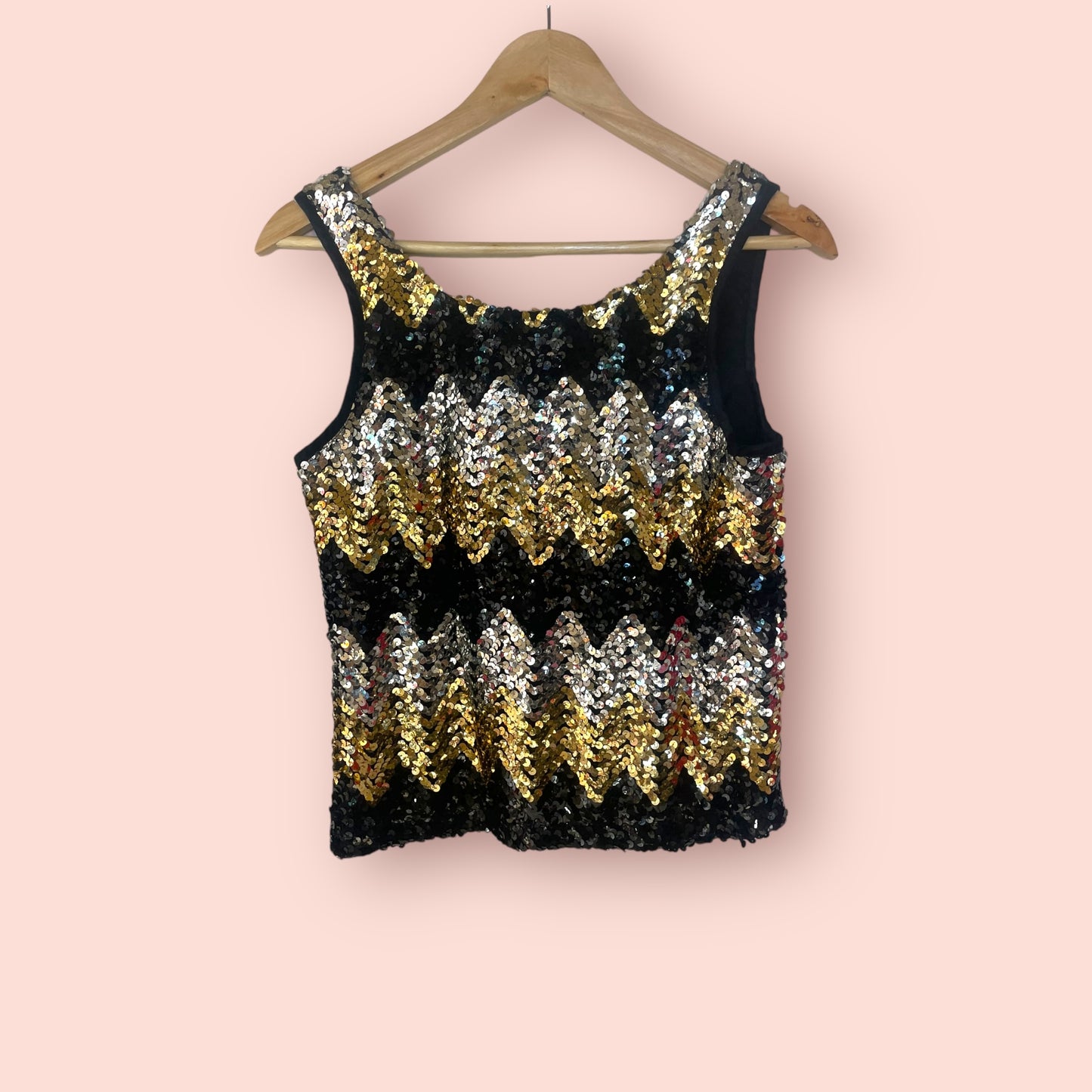 Top a sequins vintage