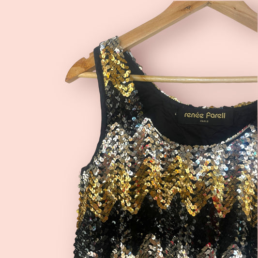 Top a sequins vintage