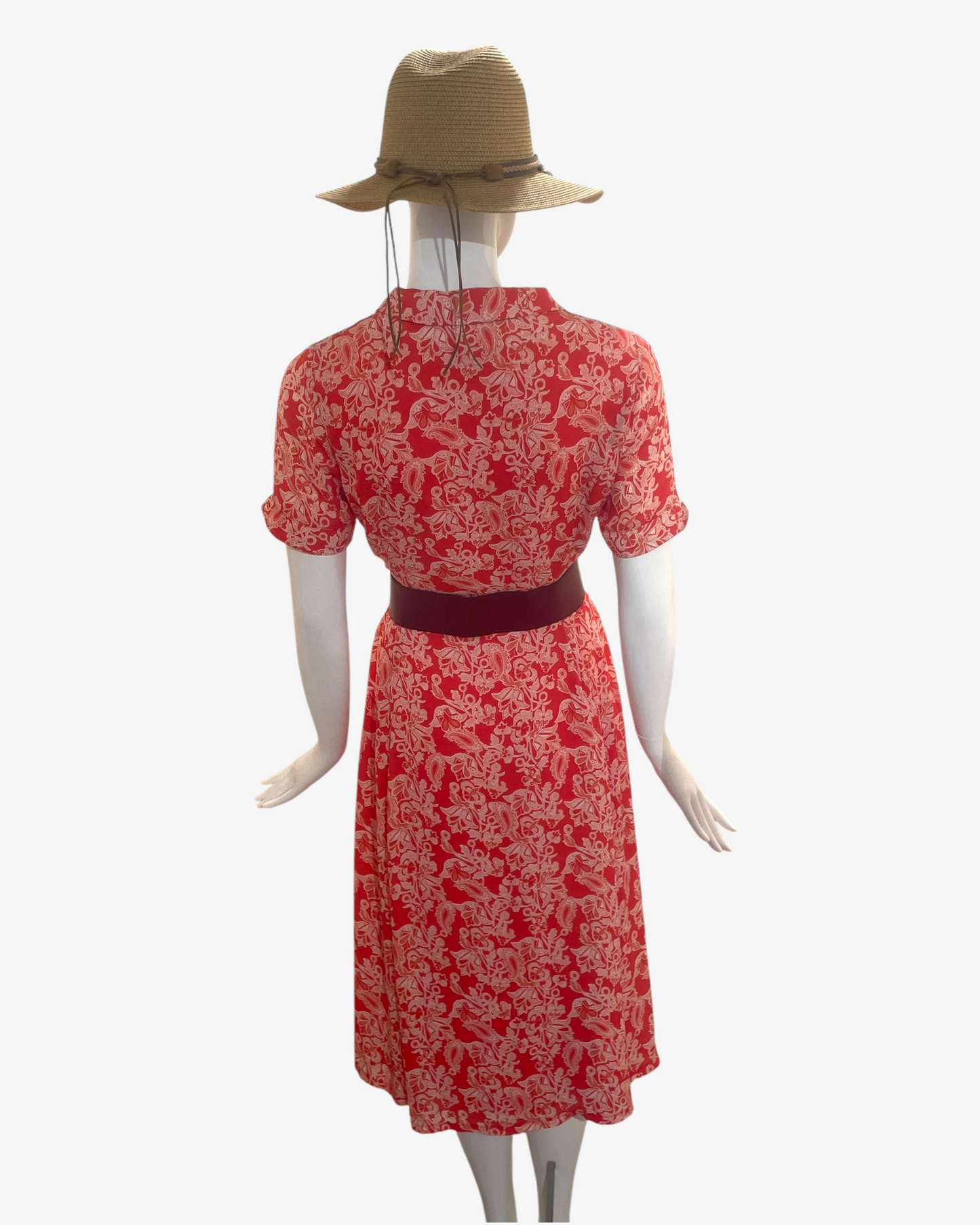 Robe rouge Christine Laure