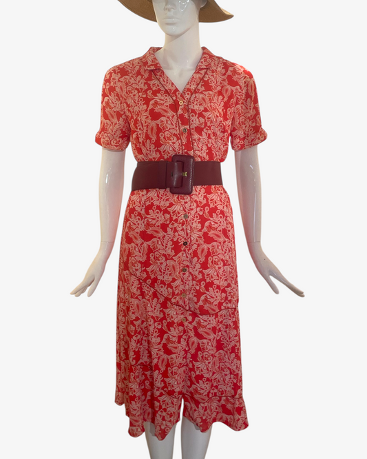 Robe rouge Christine Laure